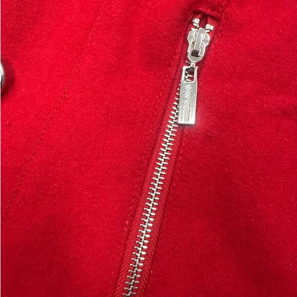 G by Guess Coat Red XL Belted Wool Blend - Picture 8 of 12